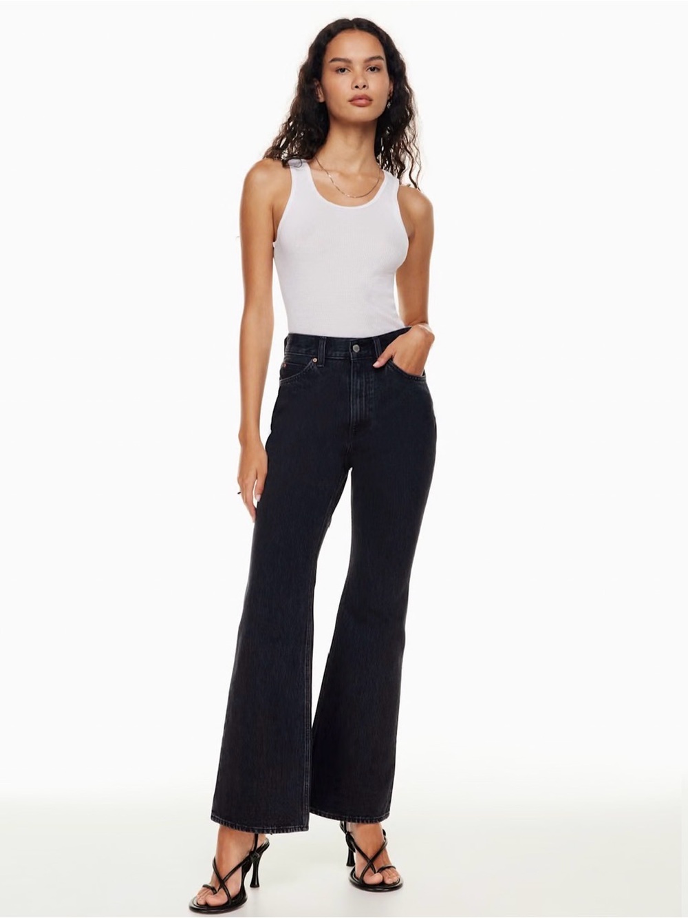 Denim Forum Black Marlene 60’s High Flare - 30L | size 29